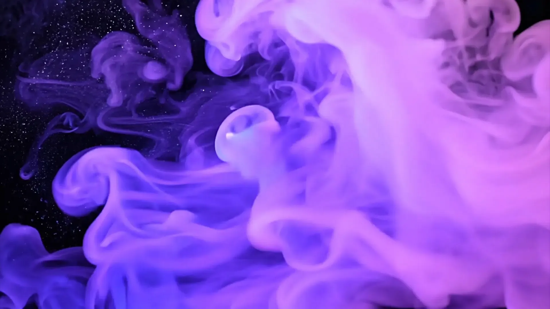 Elegant Purple Smoke Overlay for Logo Animation